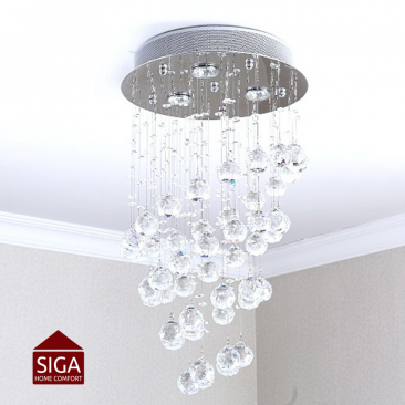 Hanging Sphere Crystal Chandelier Product Image