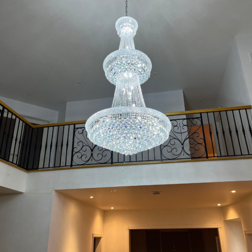 Tower Crystal Chandelier Gallery Image