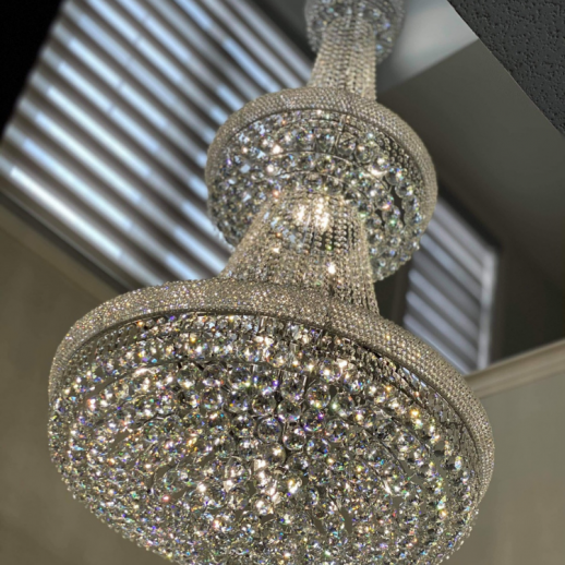 Tower Crystal Chandelier Gallery Image