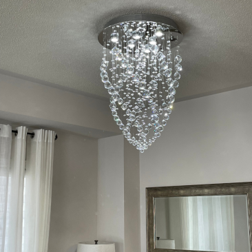 Crystal Shield Modern Chandelier