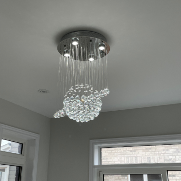 Saturn Crystal Chandelier