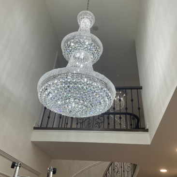 Tower Crystal Chandelier