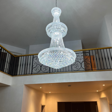 Tower Crystal Chandelier