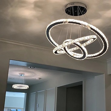 3 Ring Pendant Light Fixture