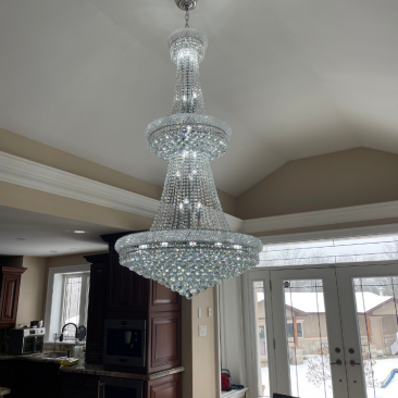 Tower Crystal Chandelier