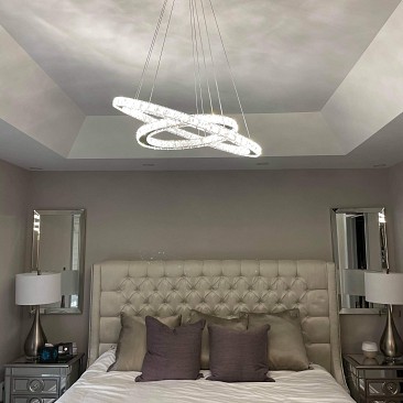 2 Ring Pendant Light Fixture