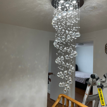 Rain Drop Crystal Chandelier