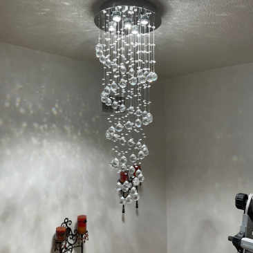 Rain Drop Crystal Chandelier