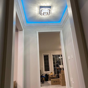 Double Square Ceiling Light Fixture