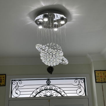 Saturn Crystal Chandelier