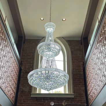 Tower Crystal Chandelier