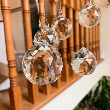 Spiral Crystal Chandelier