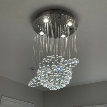 Saturn Crystal Chandelier