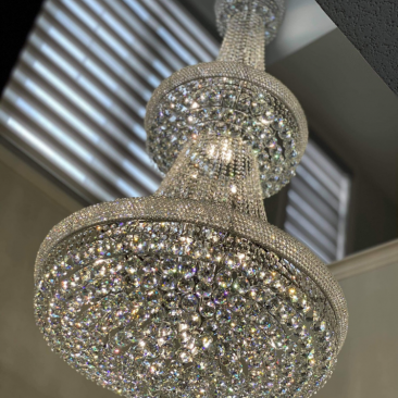 Tower Crystal Chandelier