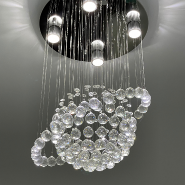 Saturn Crystal Chandelier