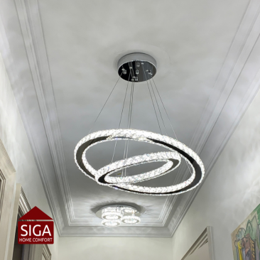 2 Ring Pendant Light Fixture Product Image