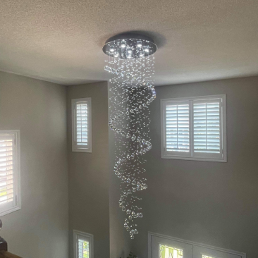 Spiral Crystal Chandelier Product Image