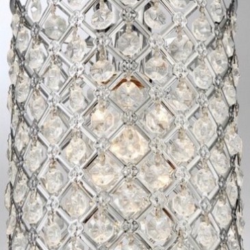 Single Crystal Pendant Light Fixture