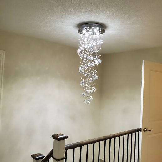 Rain Drop Crystal Chandelier Gallery Image