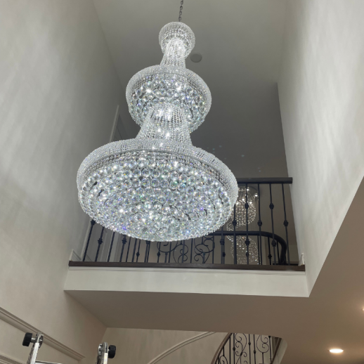 Tower Crystal Chandelier Gallery Image