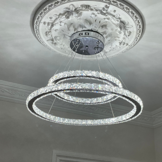 2 Ring Pendant Light Fixture Gallery Image