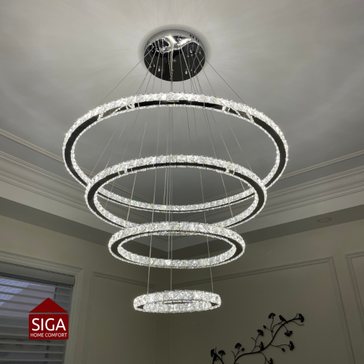 4 Ring Pendant Light Fixtures Gallery Image