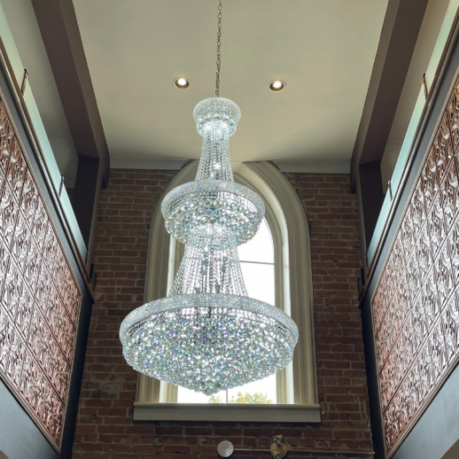 Tower Crystal Chandelier Gallery Image