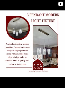 3 Pendant Modern Light Fixture
